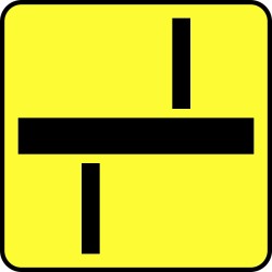 Tabliczka do znaków drogowych T-6d