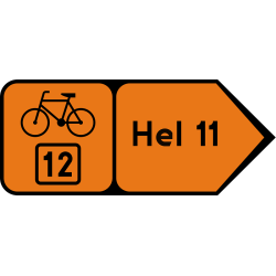 Znak szlaków rowerowych R-4d