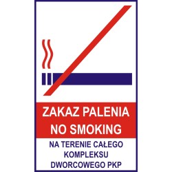 Tabliczka "Zakaz palenia /...