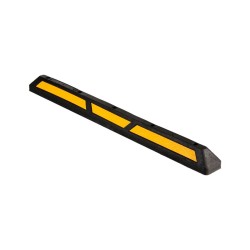 Organicznik punktowy parkingowy, żółta taśma, 1780x145x100 mm