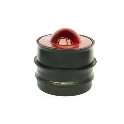 Punktowy szklany element odblaskowy, 50mm LUX2 czerwony